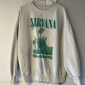 oversized nirvana sweatshirt from American Eagle